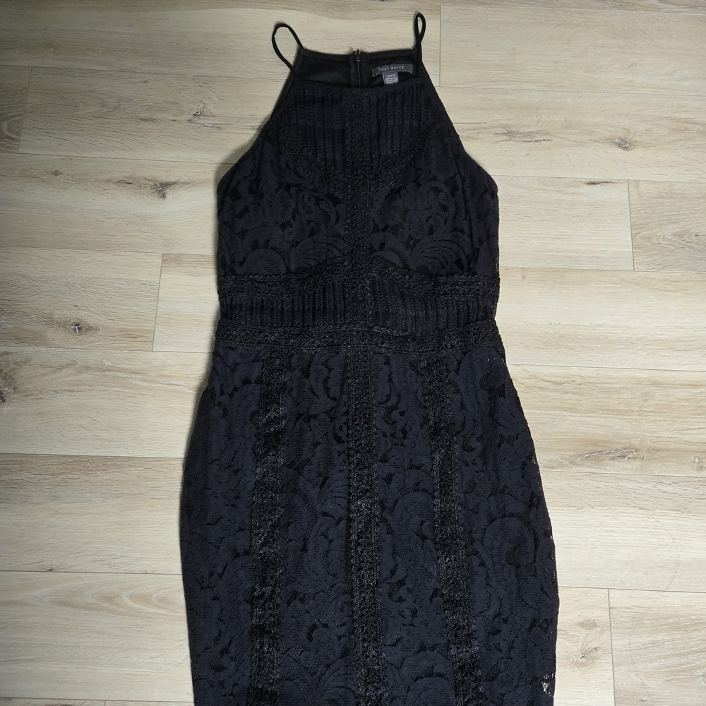 Elegant Black Lace Dress